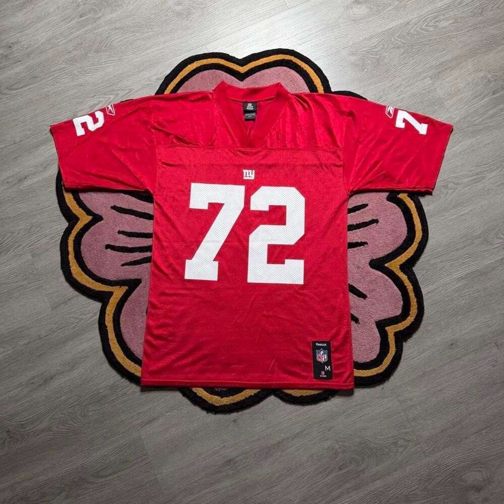 Vintage Y2K Reebok New York Giants Osi Umenyiora On Field NFL Jersey Medium Red